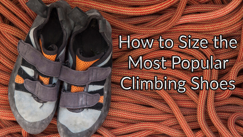 How to Size the Most Popular Climbing Shoes - Featured Image - Athlete Audit